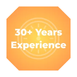 30+ Years Experience 30+ Years Experience